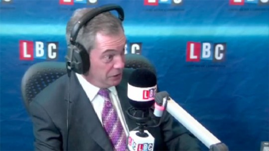 Nigel Farage on LBC