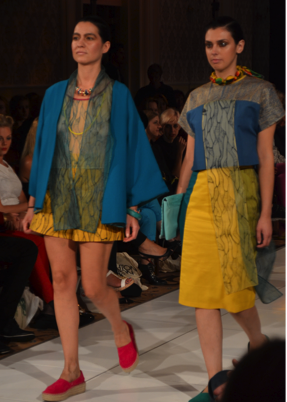 blue cape