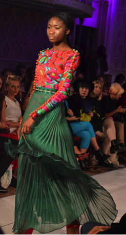 green skirt