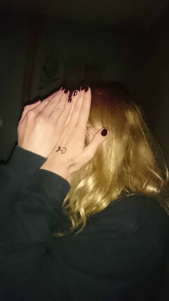 Hiding your face doesn't cover your shame