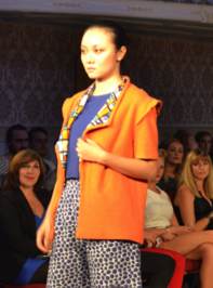 orange jacket