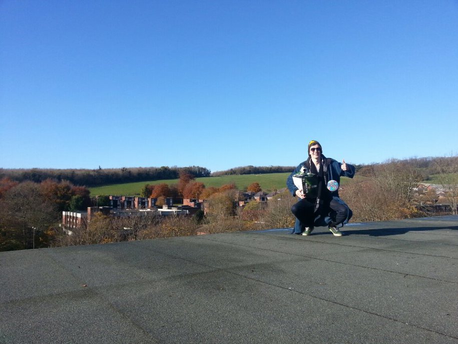 east slope roof