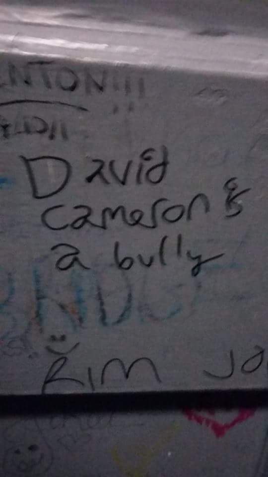 Another dig at Mr Cameron
