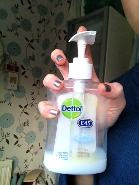 gotta have a bottle of soap at the ready