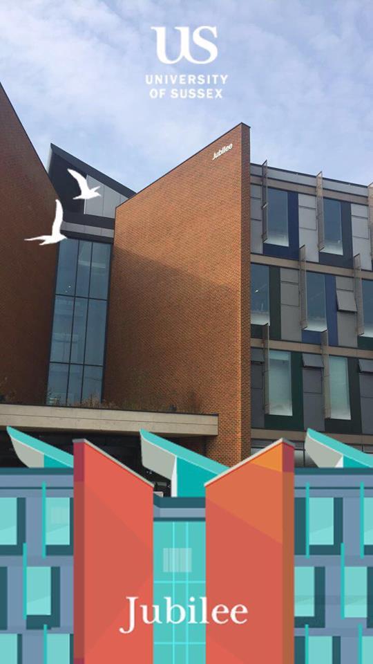 "This is our newest academic building and has the name to honour Sussex turning 50!"