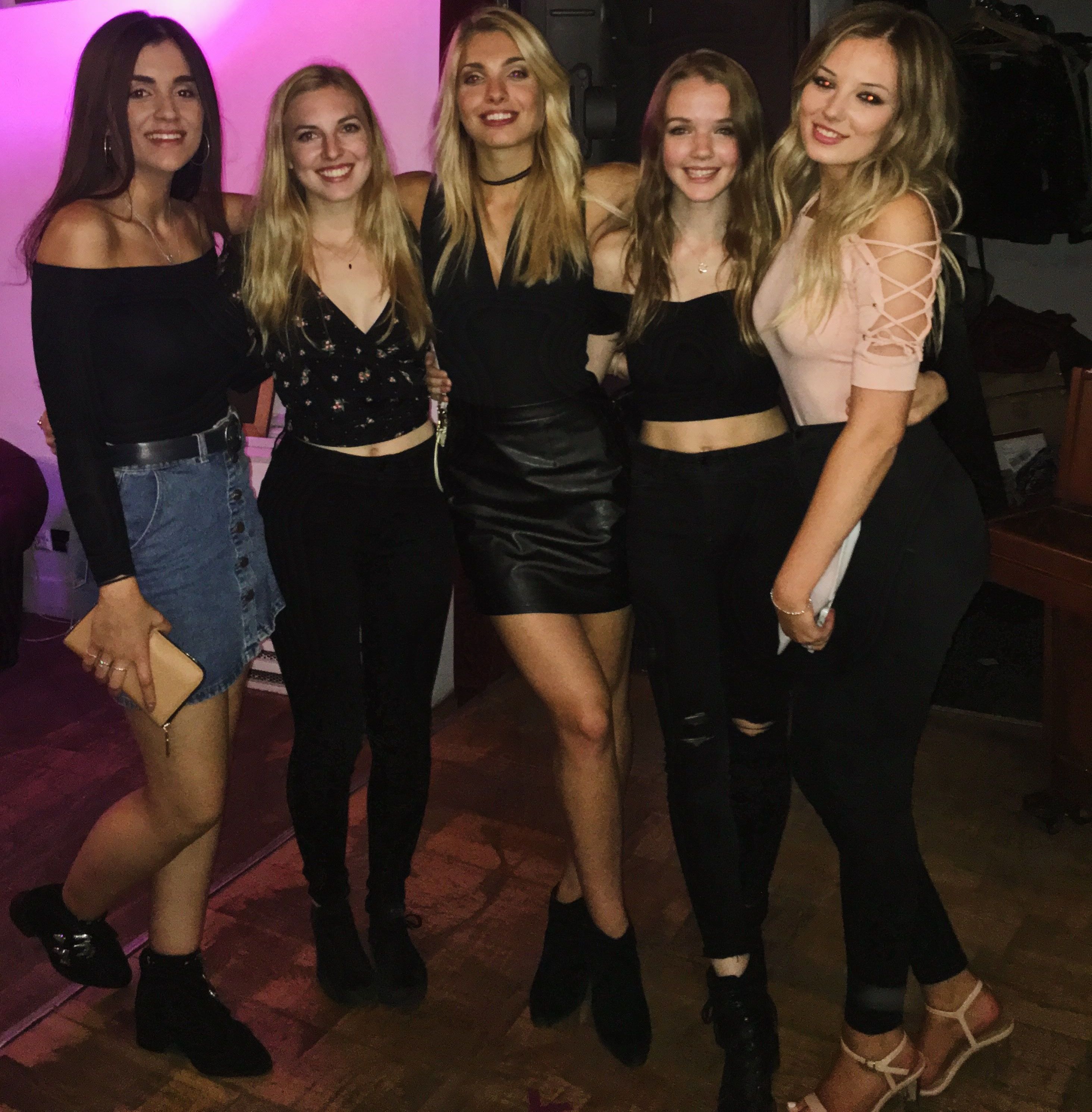 Image may contain: Skirt, Miniskirt, Clothing, Night Life, Night Club, Club, Woman, Girl, Female, Blonde, Person, People, Human