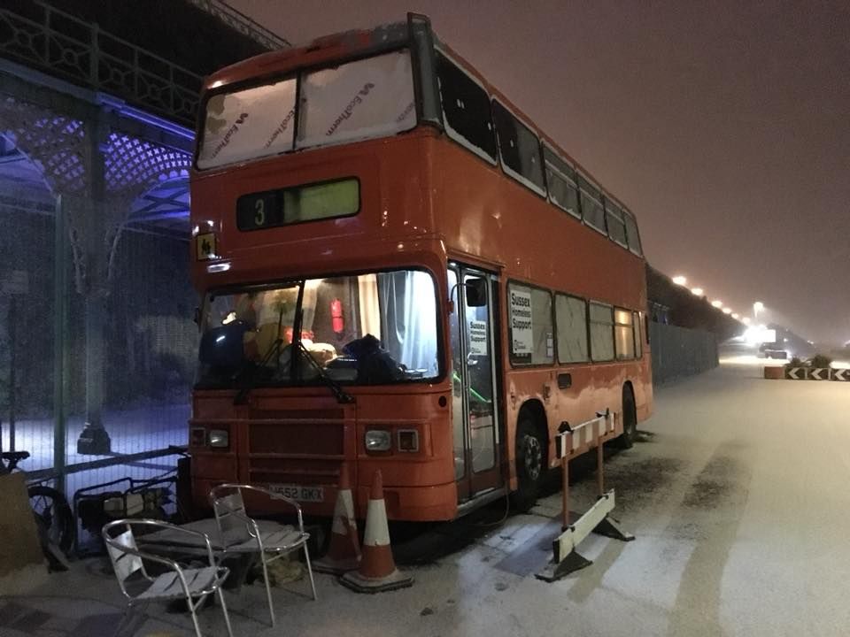 Image may contain: Double Decker Bus, Furniture, Chair, Vehicle, Transportation, Bus