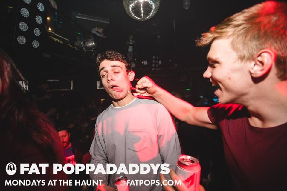 Image may contain: Night Life, Night Club, Club, Poster, Tin, Can, Aluminium, Drink, Beverage, Alcohol, Person, People, Human