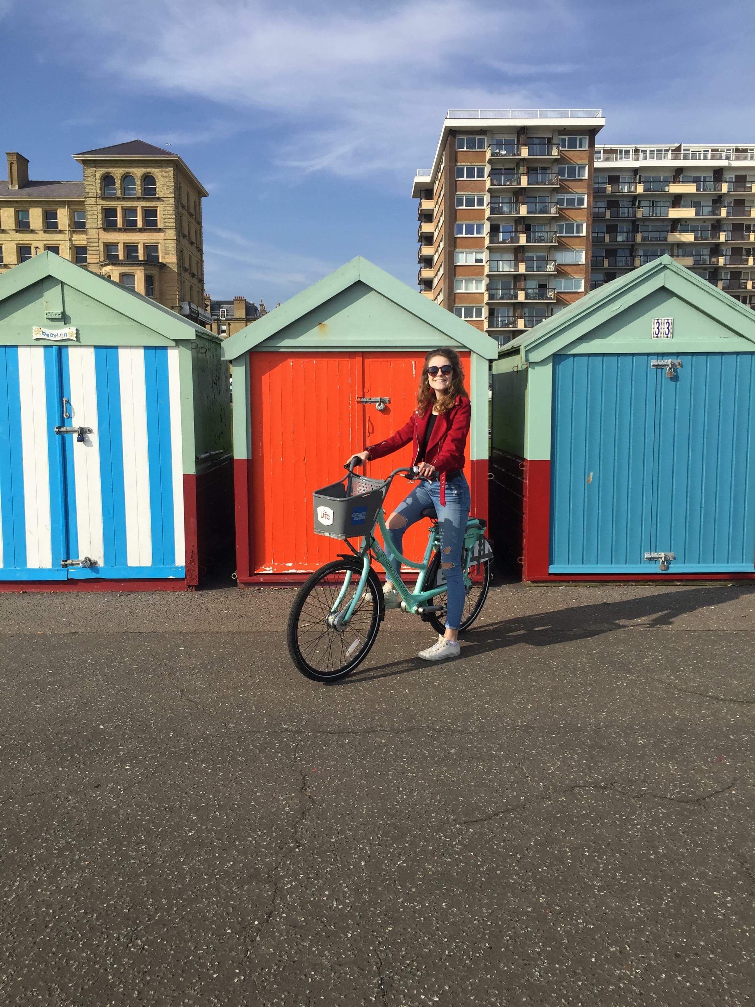 Image may contain: Vehicle, Transportation, Sports, Sport, Person, Human, Cyclist, Bike, Bicycle, Shipping Container