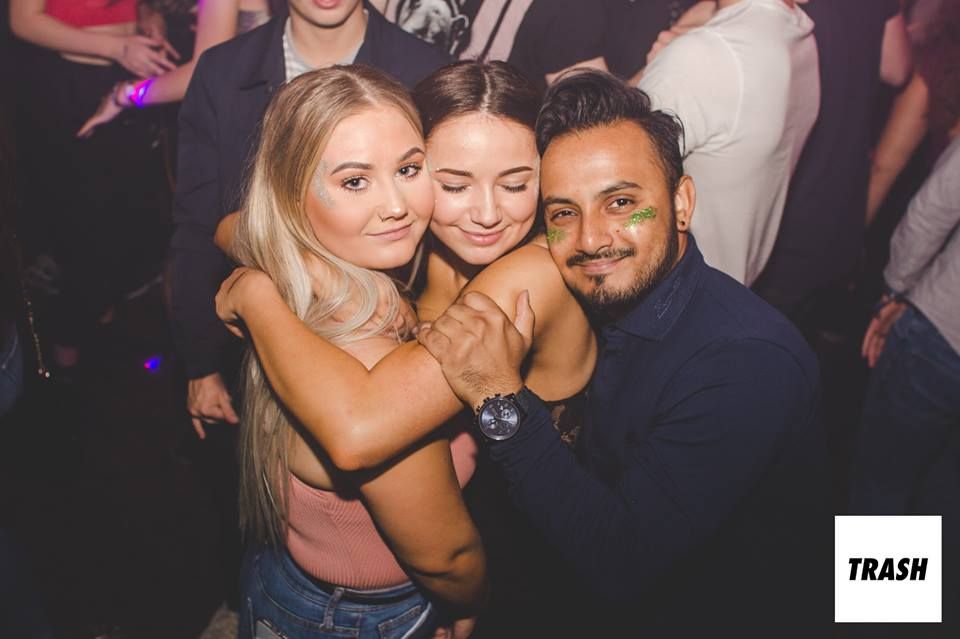 Image may contain: Party, Music, Leisure Activities, Poster, Night Life, Night Club, Club, Person, People, Human