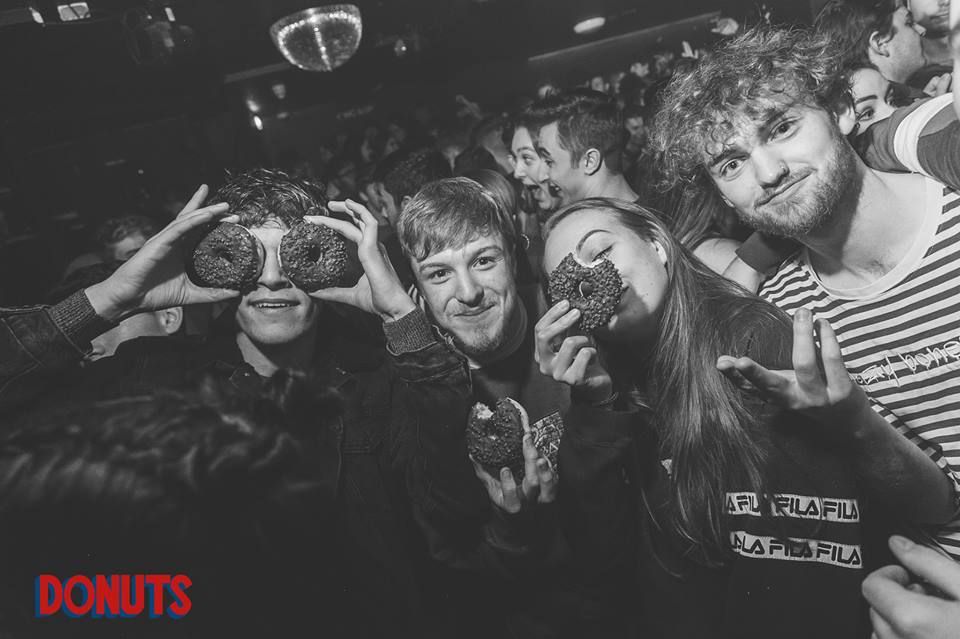 Image may contain: Audience, Night Club, Crowd, Night Life, Club, Party, Skin, Human, Person