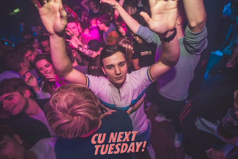 Image may contain: Disco, Night Club, Club, Party, Human, Person
