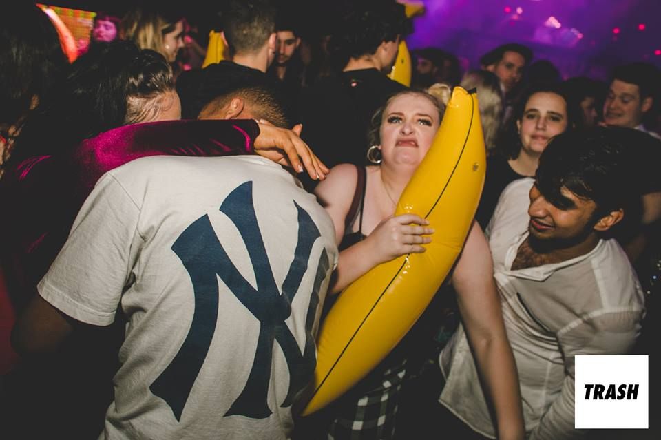 Image may contain: Interior Design, Indoors, People, Night Club, Face, Night Life, Plant, Club, Party, Human, Person