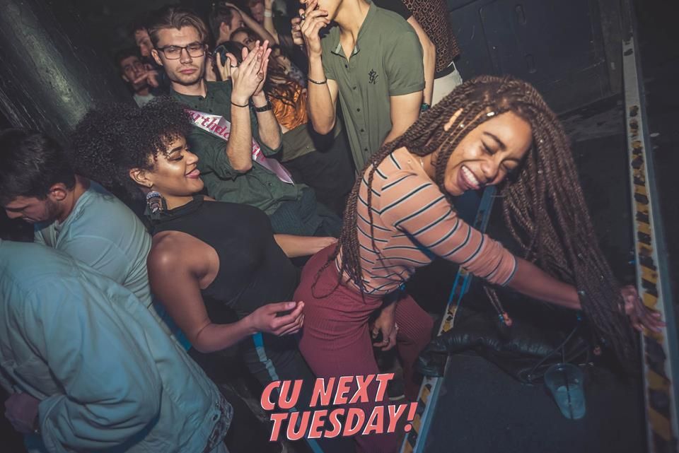 Image may contain: Leisure Activities, Night Life, Night Club, Club, Party, Person, Human