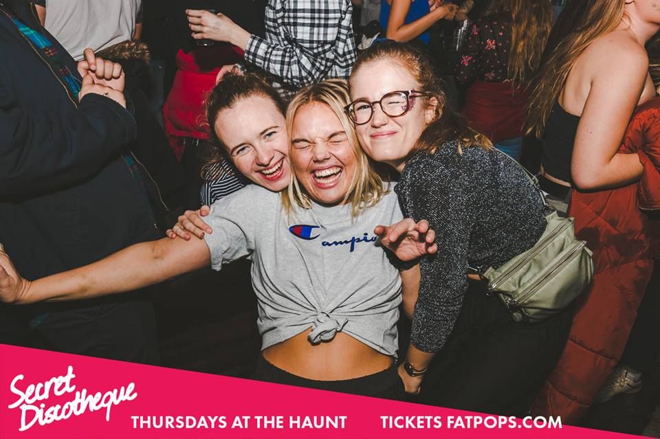 Image may contain: Night Club, People, Club, Accessory, Glasses, Accessories, Face, Human, Person, Party