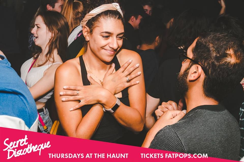 Image may contain: Poster, Brochure, Flyer, Paper, Advertisement, Night Club, Club, Party, Human, Person
