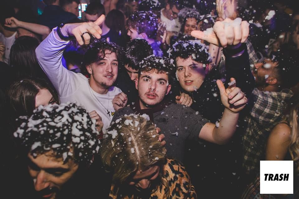 Image may contain: Disco, Night Club, Club, Person, Human, Party