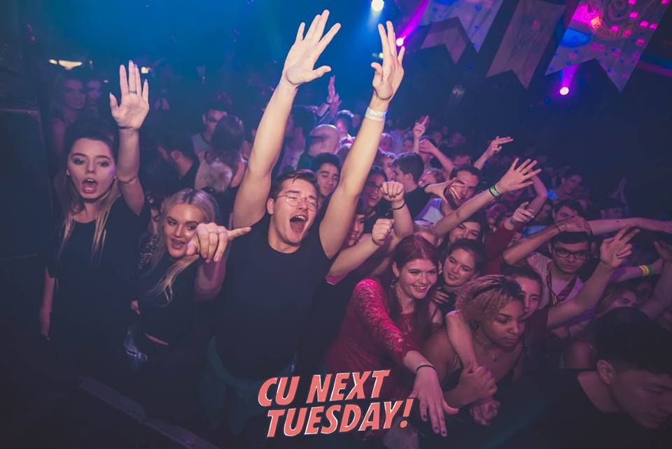 Image may contain: Disco, Night Life, Night Club, Club, Party, Human, Person