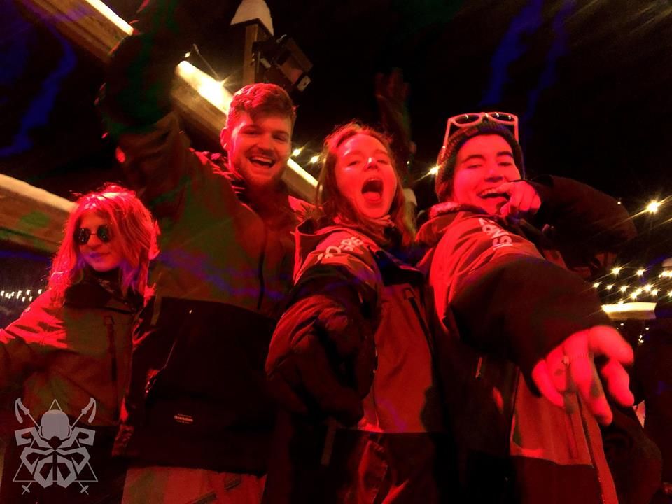 Image may contain: Leisure Activities, Bar Counter, Pub, People, Night Club, Festival, Crowd, Apparel, Clothing, Costume, Club, Party, Night Life, Human, Person