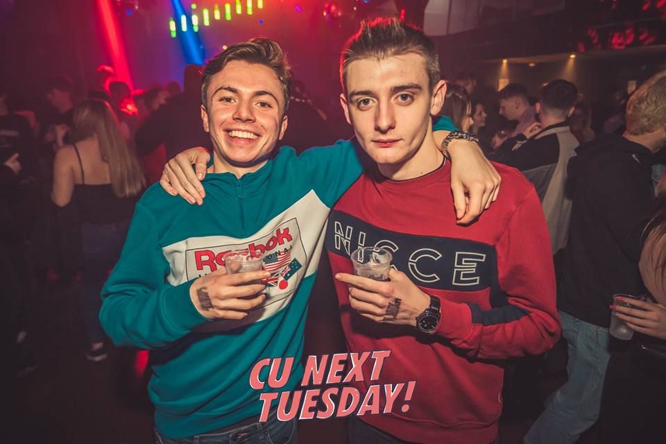Image may contain: Disco, Flyer, Paper, Brochure, Poster, Advertisement, Party, Night Club, Club, Human, Person