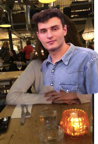 Image may contain: Food, Dating, Restaurant, Person, Human