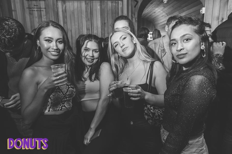 Image may contain: Portrait, Photography, Photo, Apparel, Clothing, Night Club, Skin, Alcohol, Club, Drink, Beverage, Female, Face, Party, Human, Person