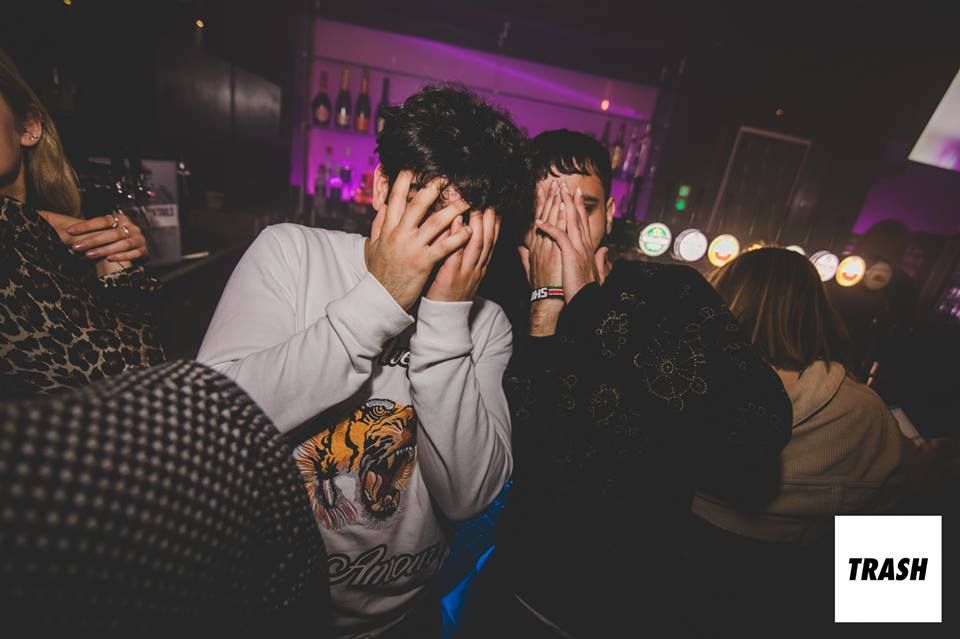 Image may contain: Crowd, Party, Make Out, Night Life, Night Club, Person, Human, Club