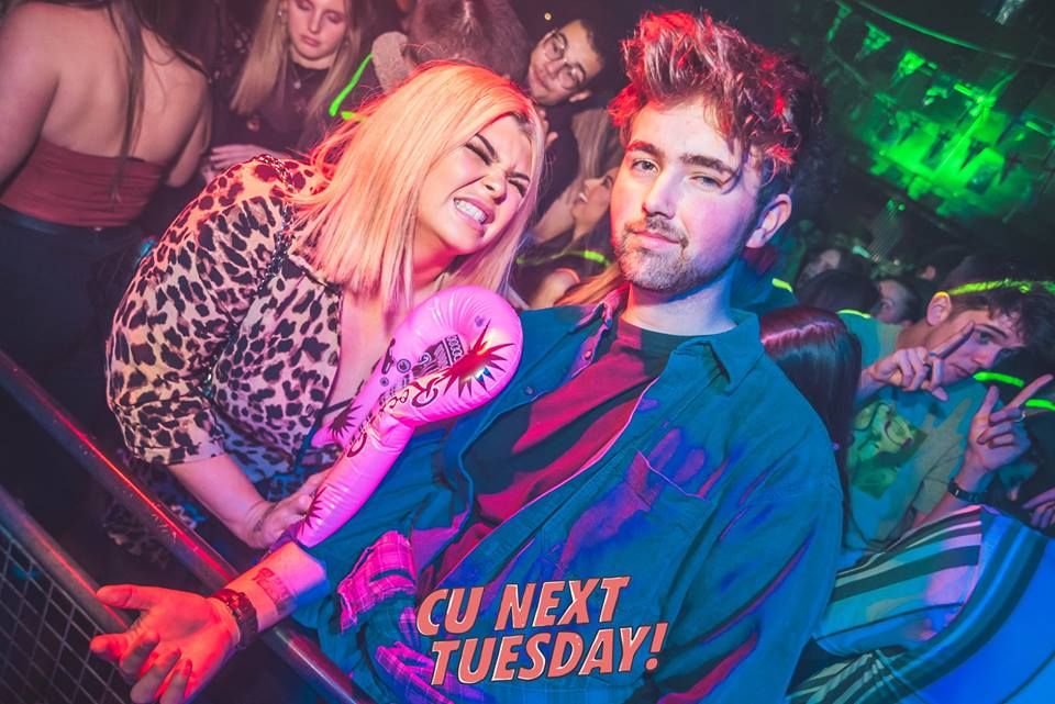 Image may contain: Disco, Night Club, Club, Party, Human, Person