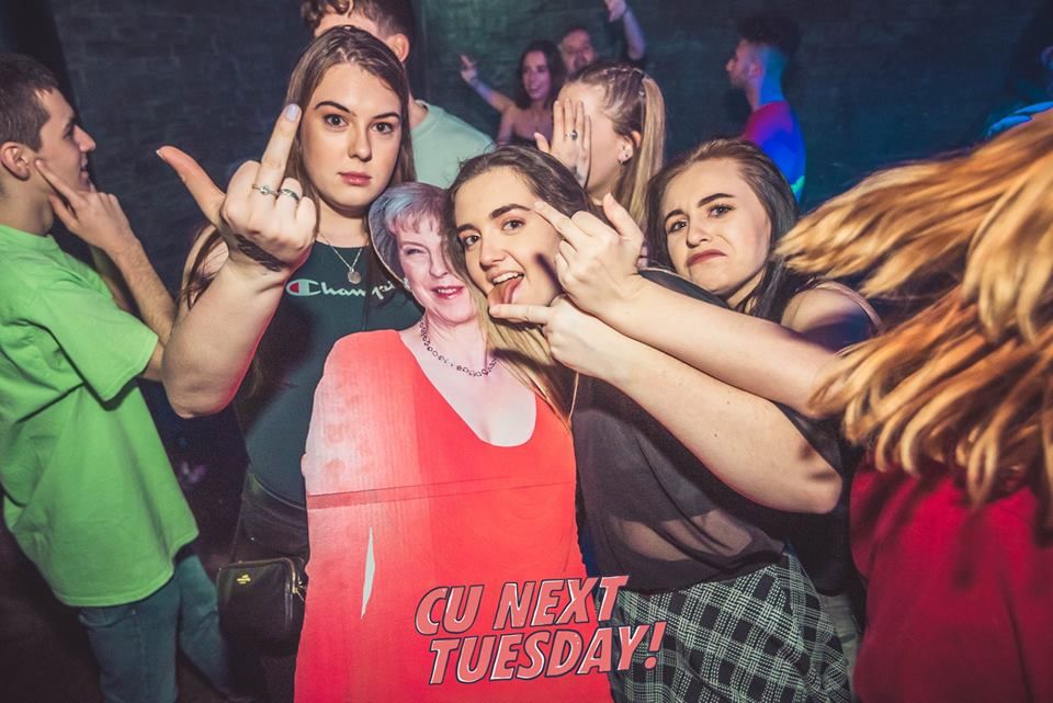 Image may contain: Disco, Night Club, Club, Party, Human, Person