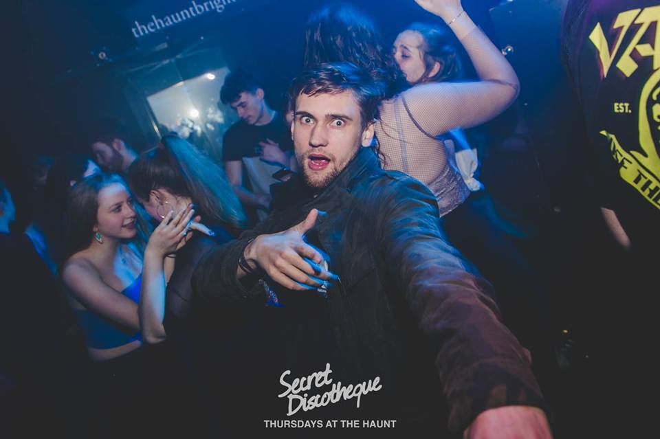 Image may contain: Disco, Night Club, Club, Party, Person, Human