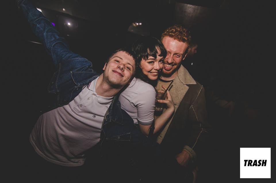Image may contain: Face, Clothing, Apparel, Night Life, Night Club, Club, Human, Person