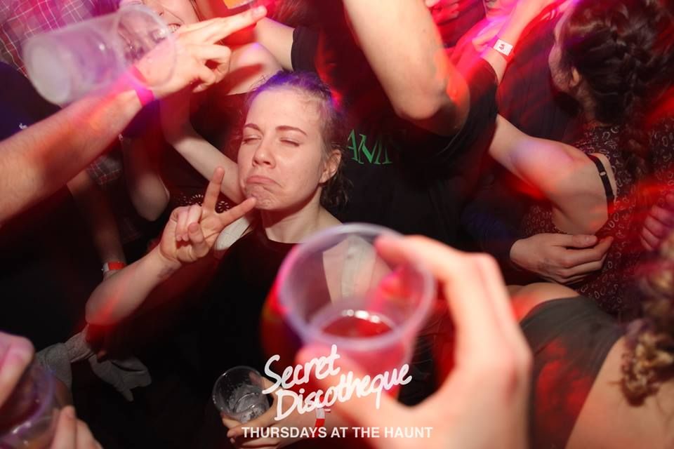 Image may contain: Night Club, Club, Person, Human, Party