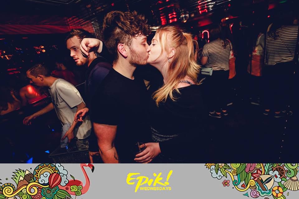 Image may contain: Party, Club, Make Out, Person, Human