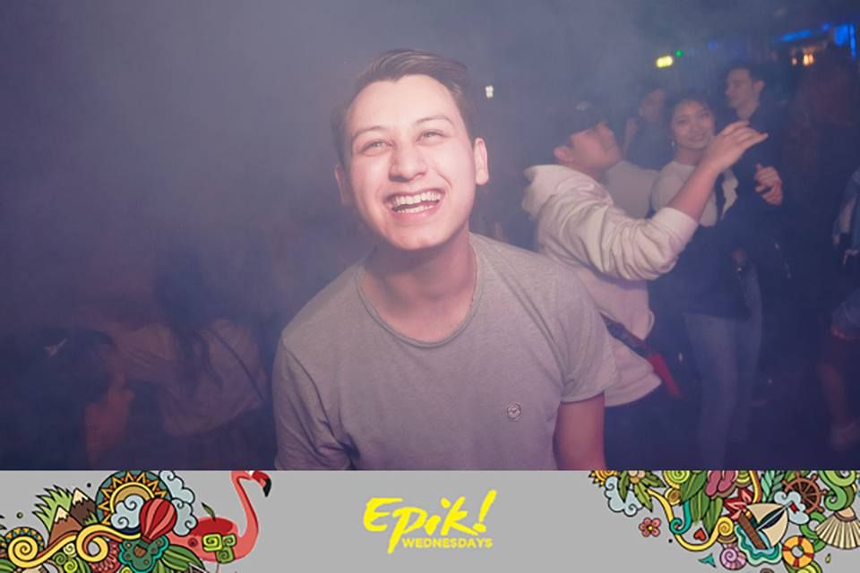 Image may contain: Party, Night Club, Club, Face, Human, Person