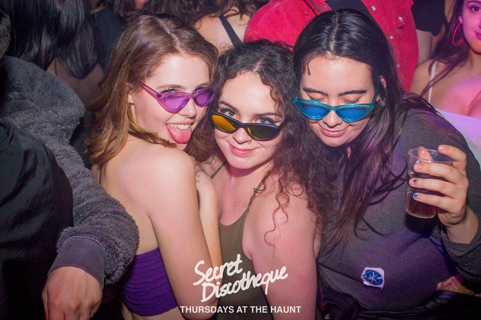 Image may contain: Club, Party, Glasses, Night Life, Accessories, Sunglasses, Accessory, Person, Human