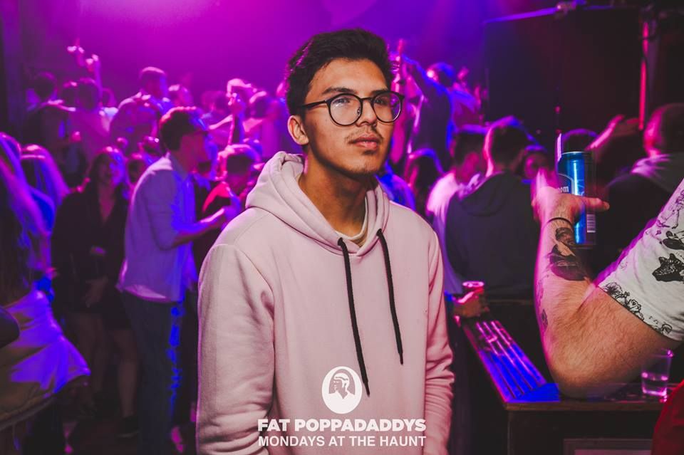 Image may contain: Disco, Night Life, Party, Accessory, Glasses, Accessories, Night Club, Club, Person, Human