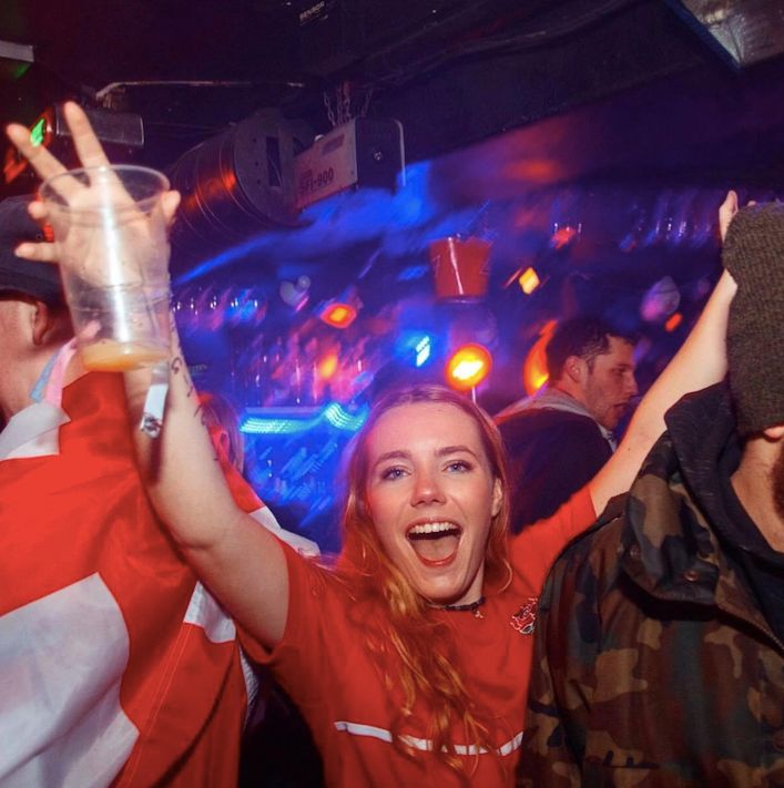 Image may contain: Night Life, Night Club, Club, Party, Human, Person