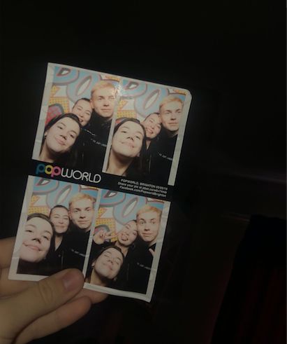 Image may contain: Photo Booth, Head, Person, Face, Human