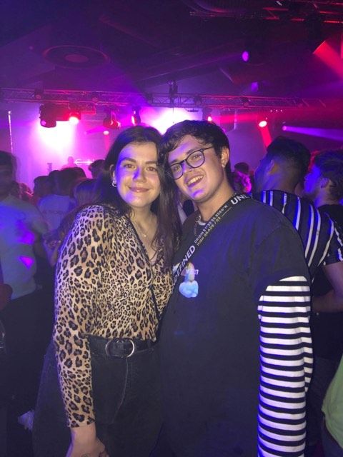 Image may contain: Accessory, Glasses, Accessories, Disco, Night Club, Party, Club, Person, Human