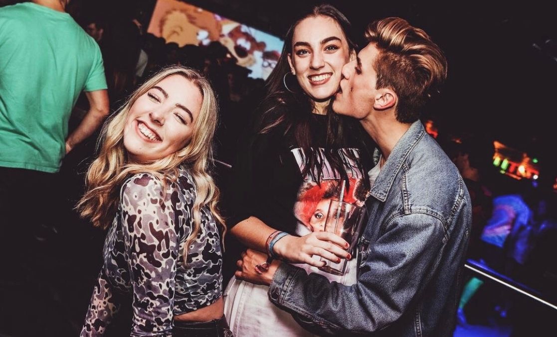 Image may contain: Female, Night Club, Party, Club, Face, Dating, Person, Human