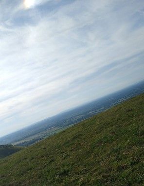 Image may contain: Field, Grassland, Grass, Trail, Grove, Hill, Path, Countryside, Woodland, Tree, Forest, Land, Outdoors, Nature, Slope, Bush, Vegetation, Plant