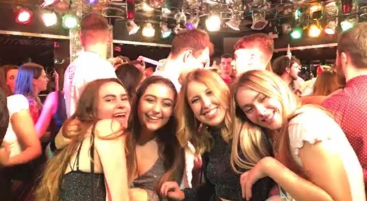 Image may contain: Night Life, Selfie, Photo, Photography, Portrait, Night Club, Club, Face, Party, Person, Human