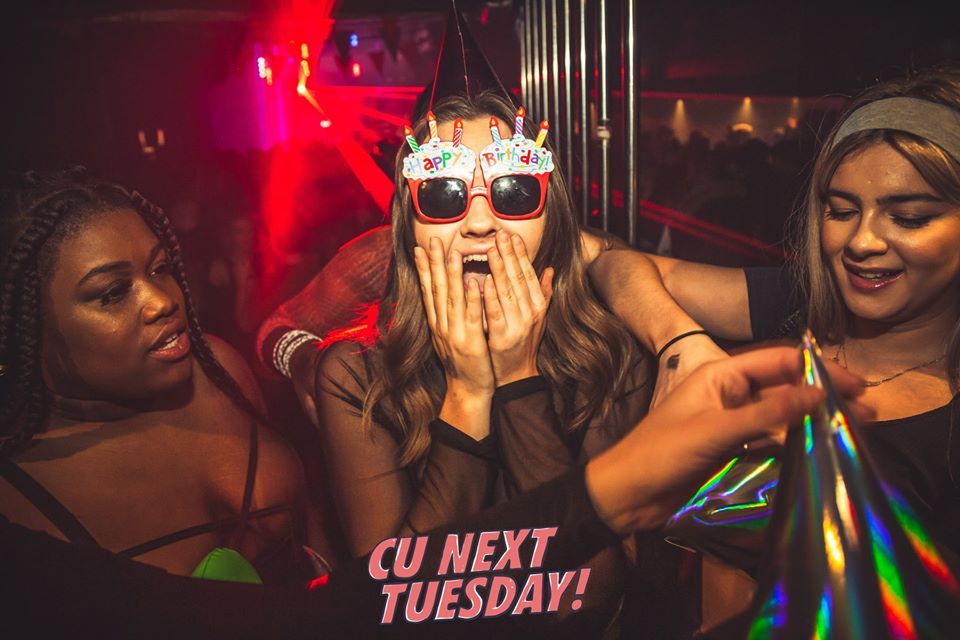 Image may contain: Disco, Night Club, Club, Person, Human, Accessory, Sunglasses, Accessories