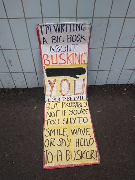 Image may contain: Floor, Paper, Poster, Advertisement, Banner, Label, Word, Text