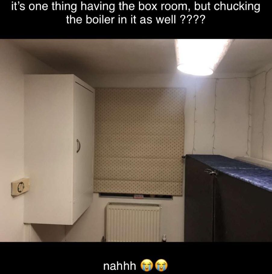 Image may contain: Interior Design, Indoors, Wood, Shelf, Cabinet, Cupboard, Closet, Furniture