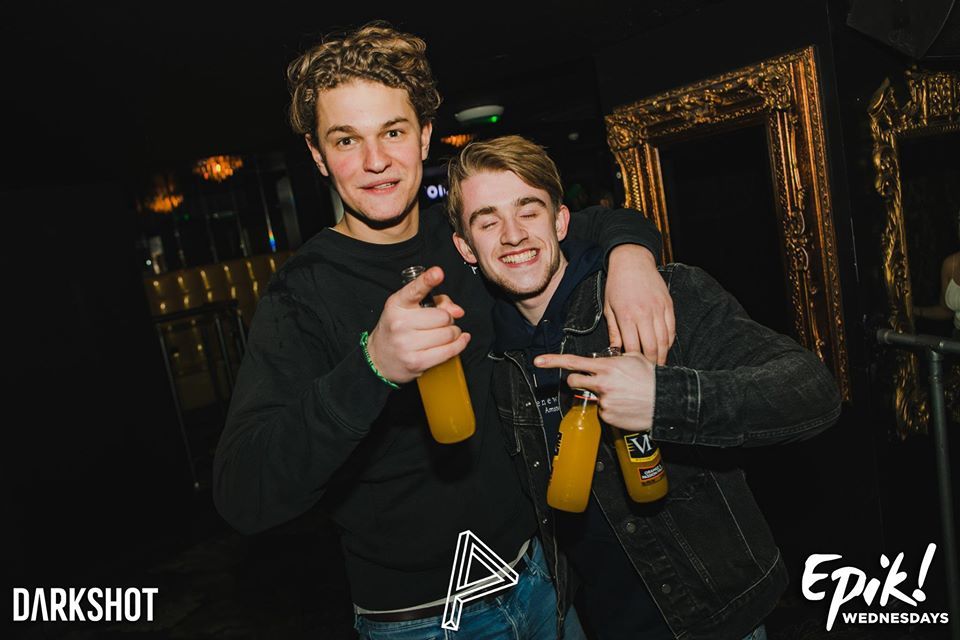 Image may contain: Party, Bottle, Night Club, Club, Beer, Alcohol, Beverage, Drink, Night Life, Human, Person