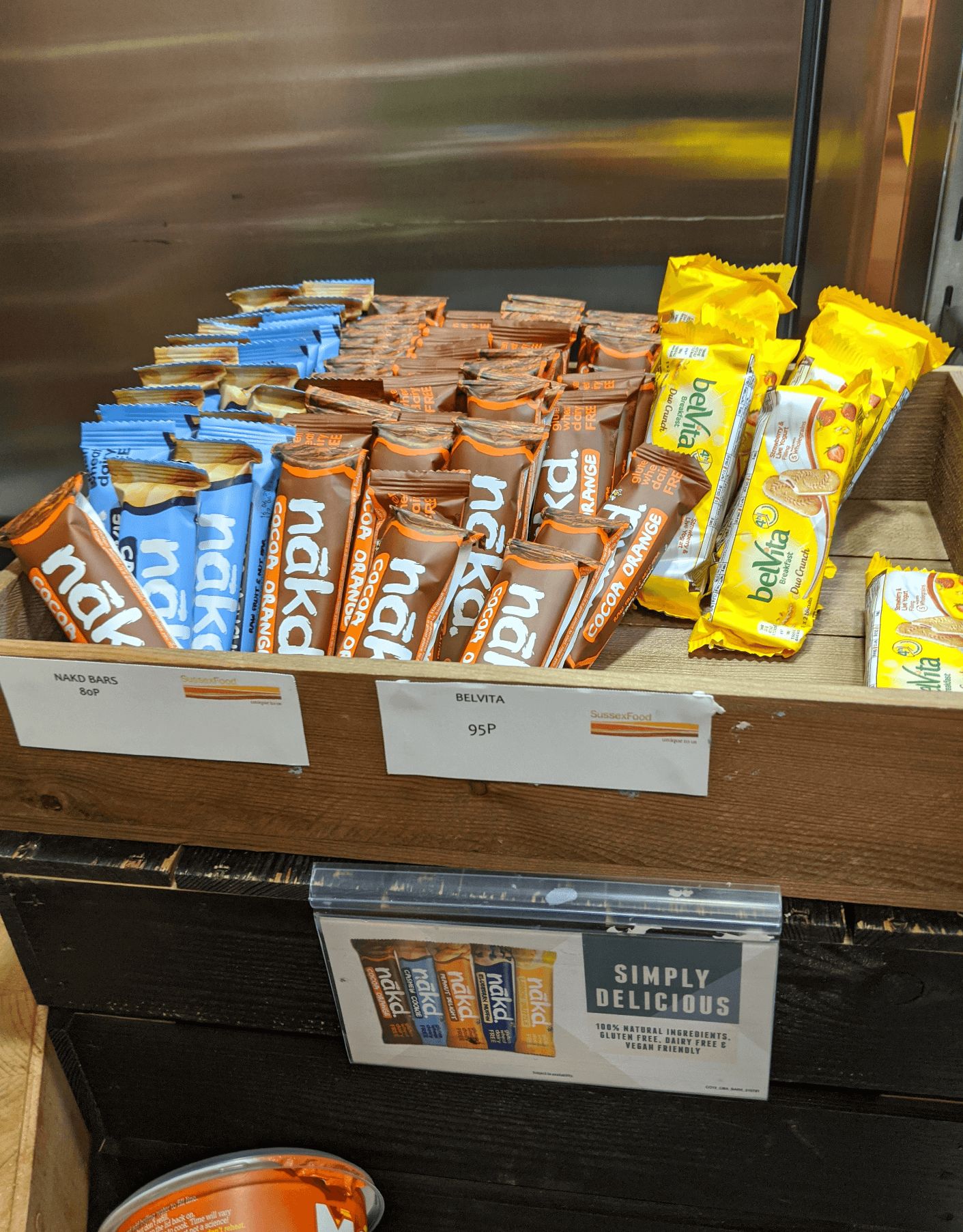 Image may contain: Shelf, Candy, Food