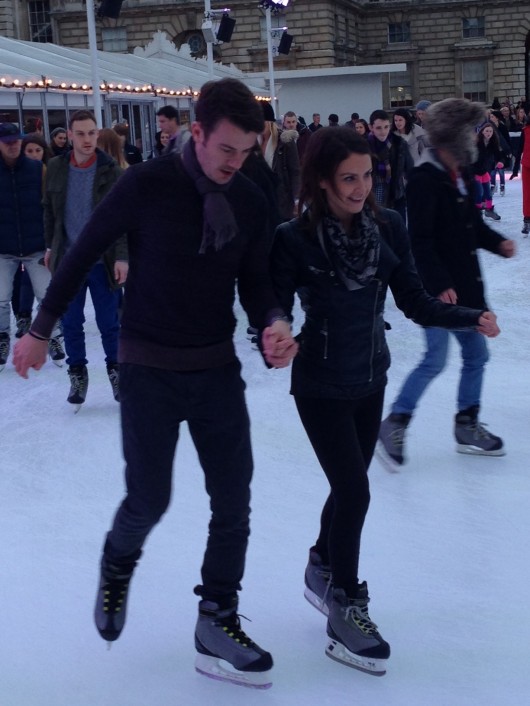 "Don't fall over don't fall over don't fall over don't fall over"