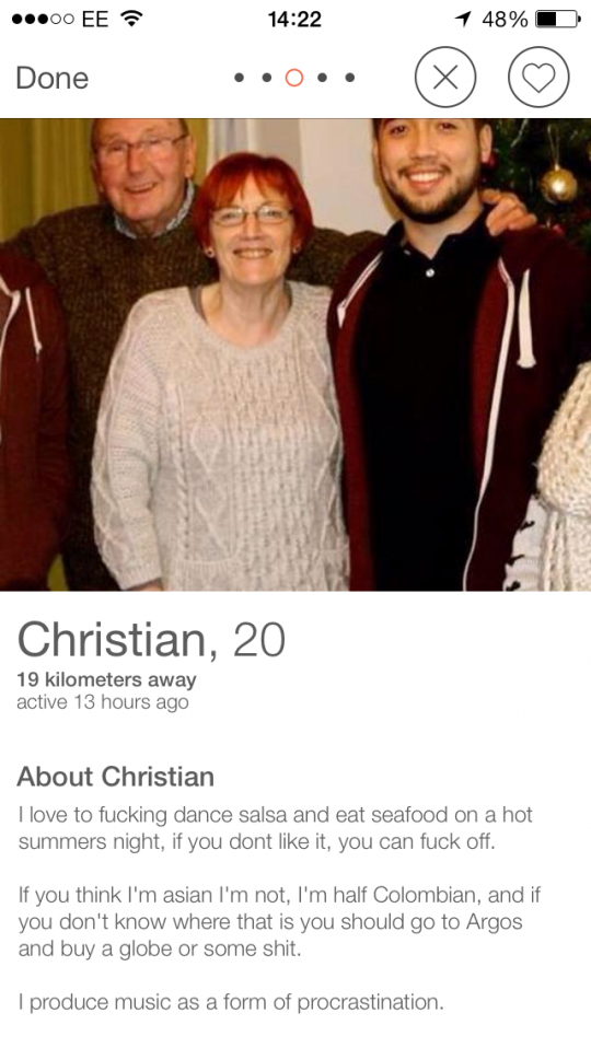 funny bio