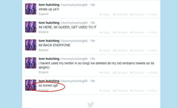 So are we Tom...